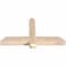 Ekena Millwork Eugene Smooth Timber Gable Bracket, Douglas Fir, 36"W x 19"H x 3 1/2"D x 3 1/2"F, 13/12 Pitch GBW036X19X0404EUG00SDF - alternate 2